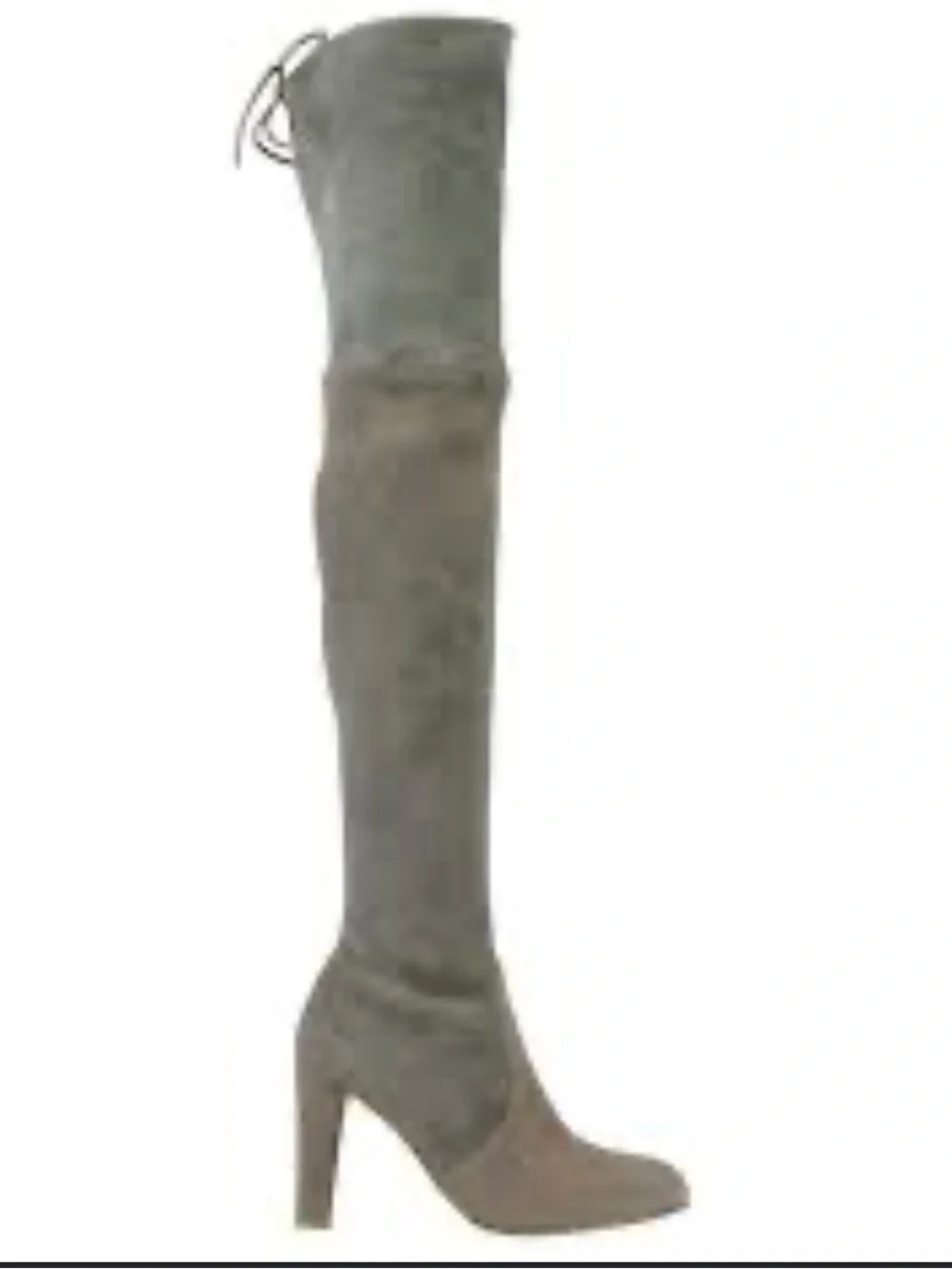 Stuart Weitzman Gray Suede Over-the-Knee Boots